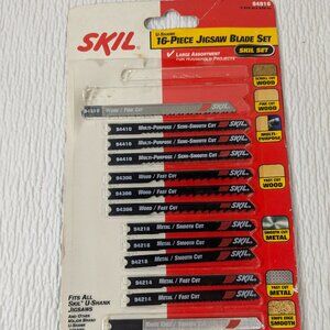 NEW SKIL set 94916 blades for U-Shank jigsaws 14 pc set jig saw blades MISSING 2